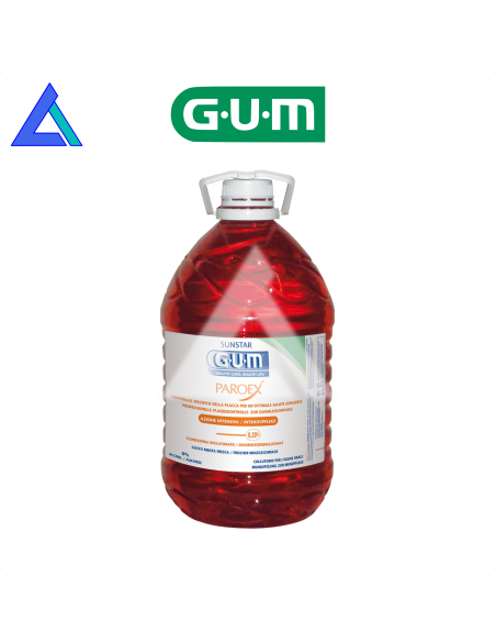 Colluttorio PAROEX GUM allo 0,12% di clorexdina senza erogatore - Tanica 5 lt.