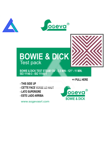 Test Bowie&Dick monouso Tipo 2 - Scat. 10 pz.