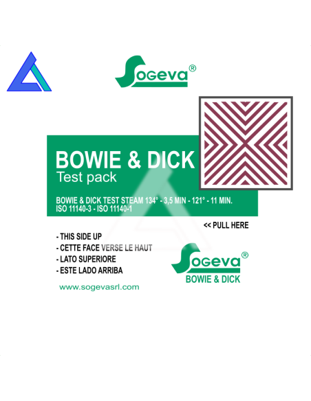 Test Bowie&Dick monouso Tipo 2 - Scat. 10 pz.