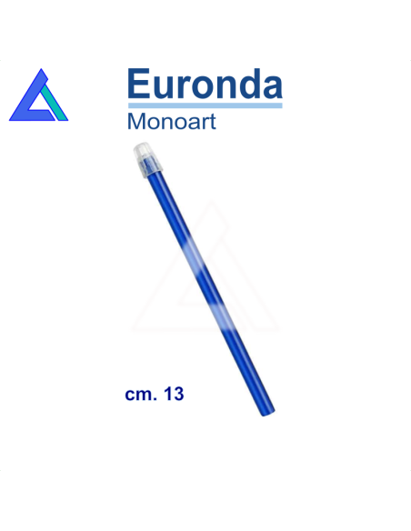 Aspirasaliva MONOART lungh. 13 cm. col. blu - busta 100 pz.