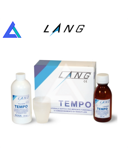 Resina autopolimerizzante TEMPO ROSA PROFESSIONAL 017C121 - Kit polvere e liquido