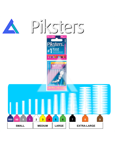 PIKSTERS ERSKINE varie misure - Blister 10 pz.