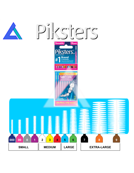 PIKSTERS ERSKINE varie misure - Blister 10 pz.