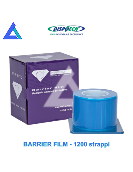 Pellicola adesiva rotolo da 1200 strappi pretagliati 15 cm.