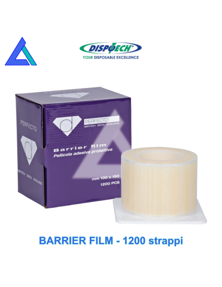 Pellicola adesiva rotolo da 1200 strappi pretagliati 15 cm.