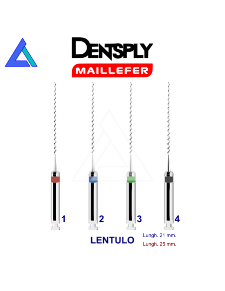 Lentulo spingipasta DENTSPLY MAILLEFER - 4 strumenti