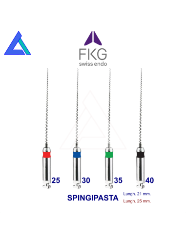 Lentulo spingipasta FKG - 4 strumenti