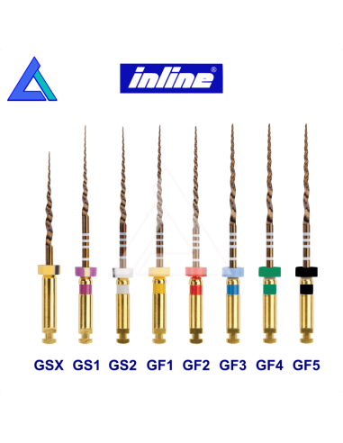 PiGi NiTi INLINE - Blister 6 strumenti