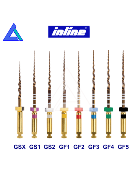 PiGi NiTi INLINE - Blister 6 strumenti