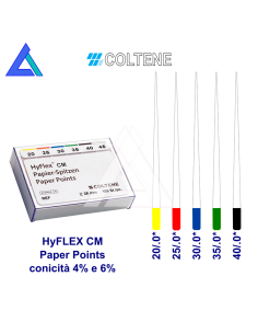 Punte carta HyFlex EDM - conf. 100 pz.