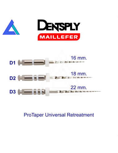 ProTaper Retreatment DENTSPLY - 6 strumenti