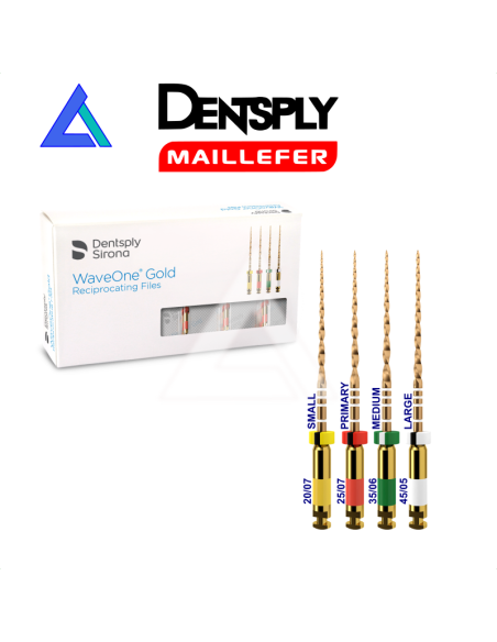 Files WAVEONE GOLD DENTSPLY - blister 6 pz.
