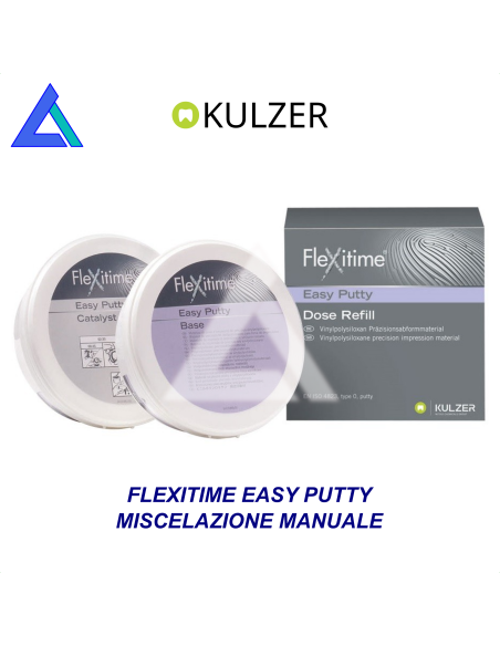 FLEXITIME EASY PUTTY KULZER - Conf. 2 vasetti 300 ml.