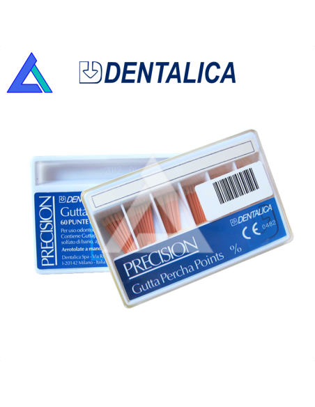 Punte guttaperca 4/6% PRECISION - conf. 60 pz.