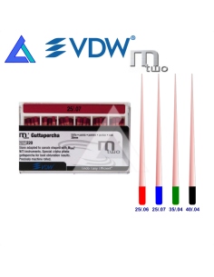 Punte di guttaperca MTWO 29 mm. - conf. 60 pz.