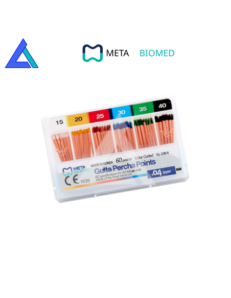Coni gutta conicità 4/6% META BIOMED  - conf. 60 pz.