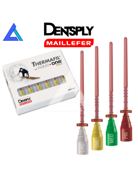 Punte gutta WAVEONE GOLD DENTSPLY - conf. 60 pz.