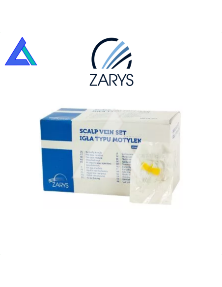 Aghi a farfalla ZARYS 21G - Scat. 100 pz.