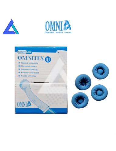 Guaina universale in lattice OMNITEX col. blu