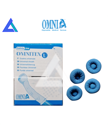 Guaina universale in lattice OMNITEX col. blu