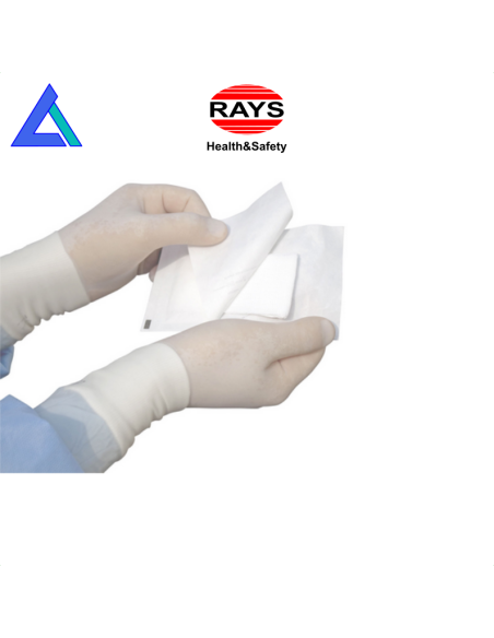 Compresse di garza piegata in cotone 32 strati sterile mis. 36x40 - conf. 100 pz.