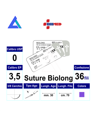 Sut. BIOLONG 0 3/8 R/C 30 mm. 70 cm.